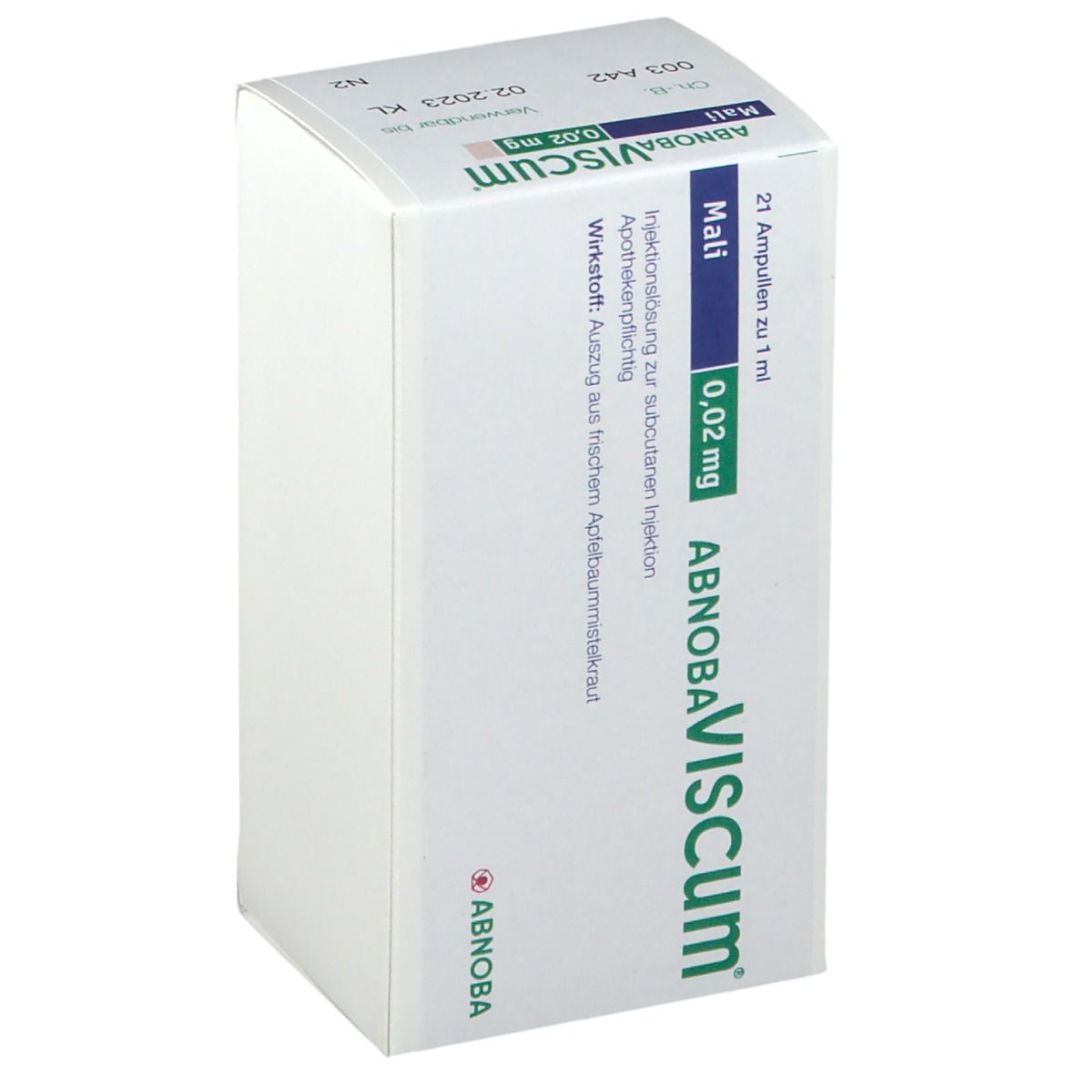 Abnobaviscum Mali 0,02 mg Ampullen 21 St