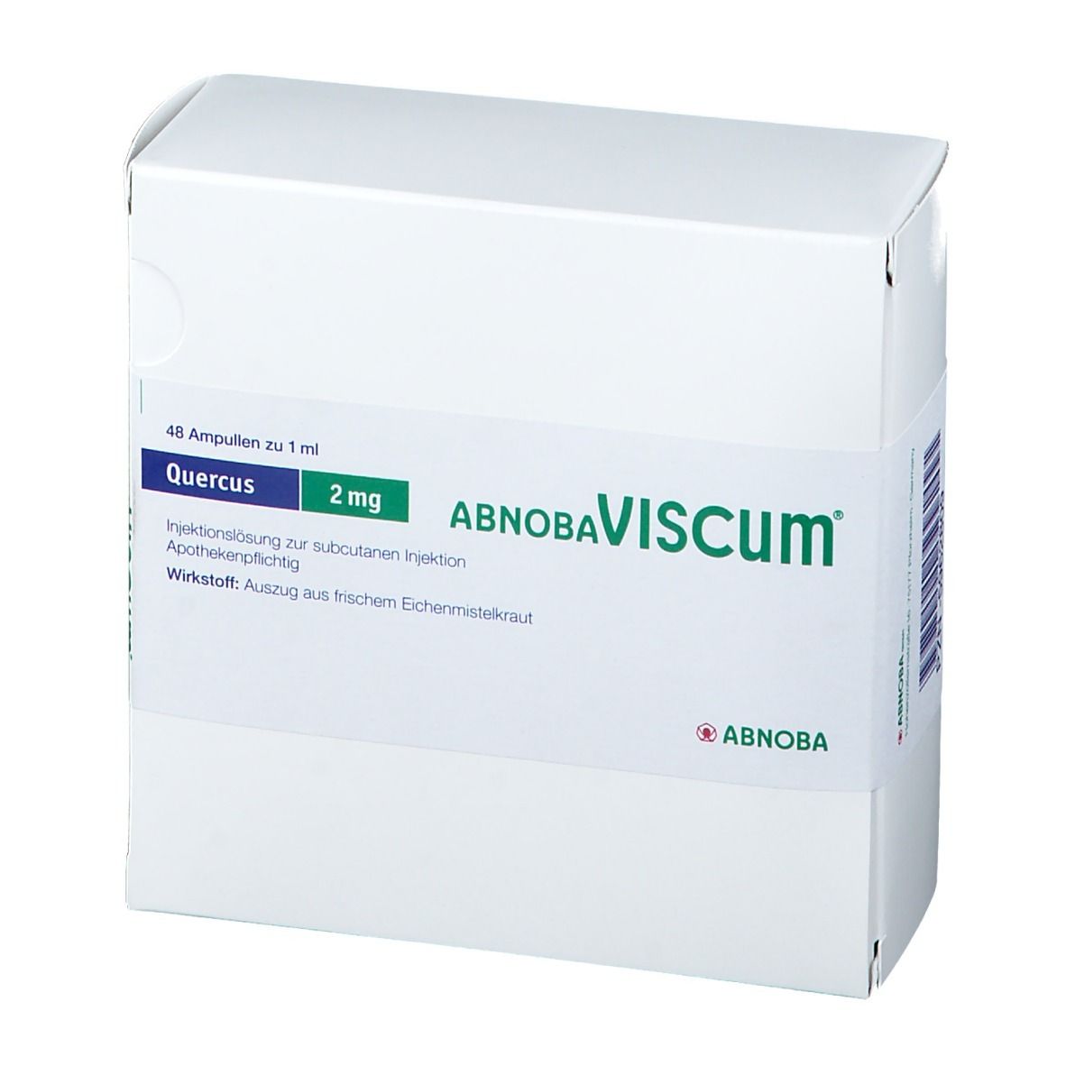 abnobaVISCUM® Quercus 2 mg Ampullen