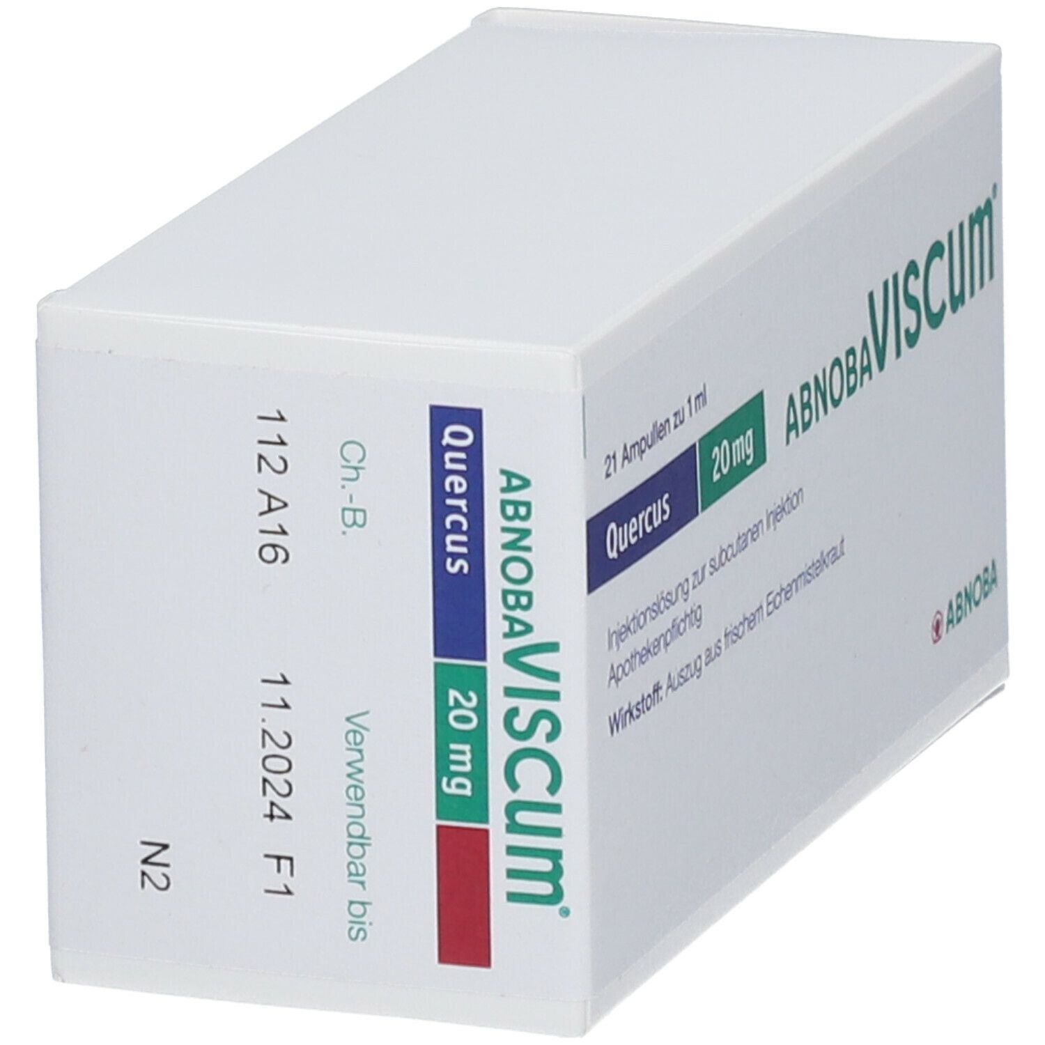 Abnobaviscum Quercus 20 mg Ampullen 21 St