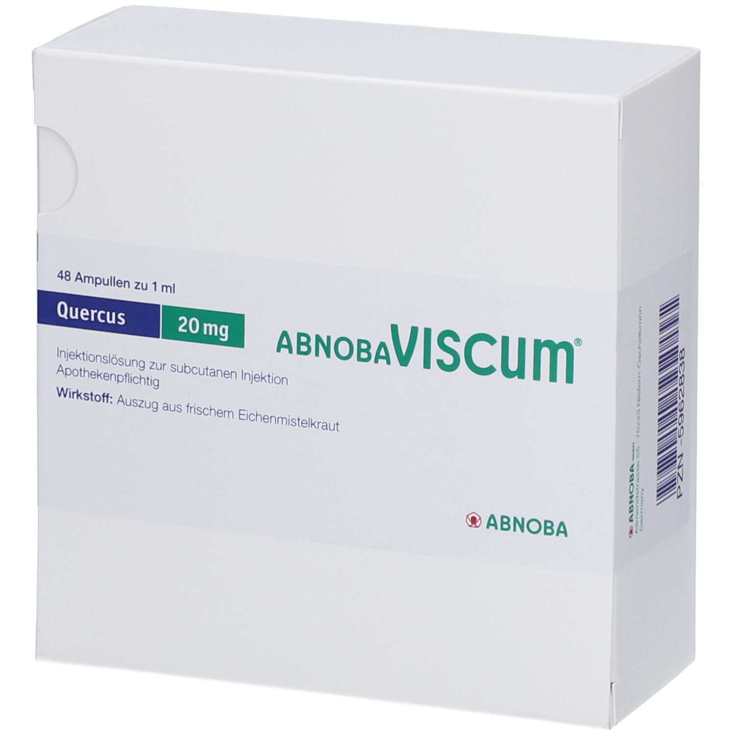 abnobaVISCUM® Quercus 20 mg Ampullen