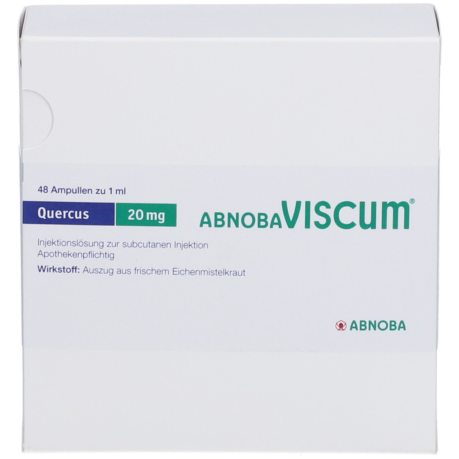 abnobaVISCUM® Quercus 20 mg Ampullen