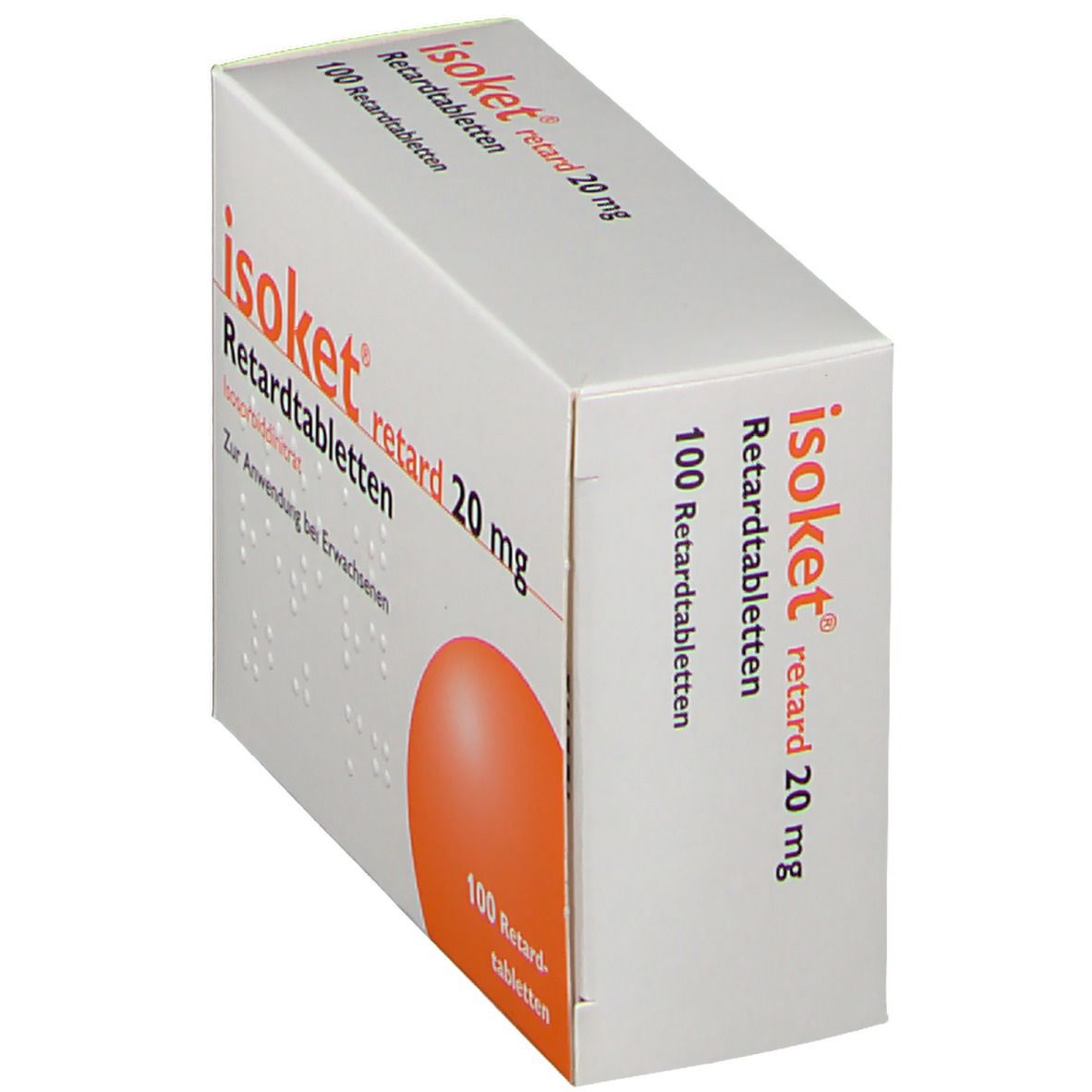 Isoket retard 20 mg Retardtabletten 100 St Retard-Tabletten