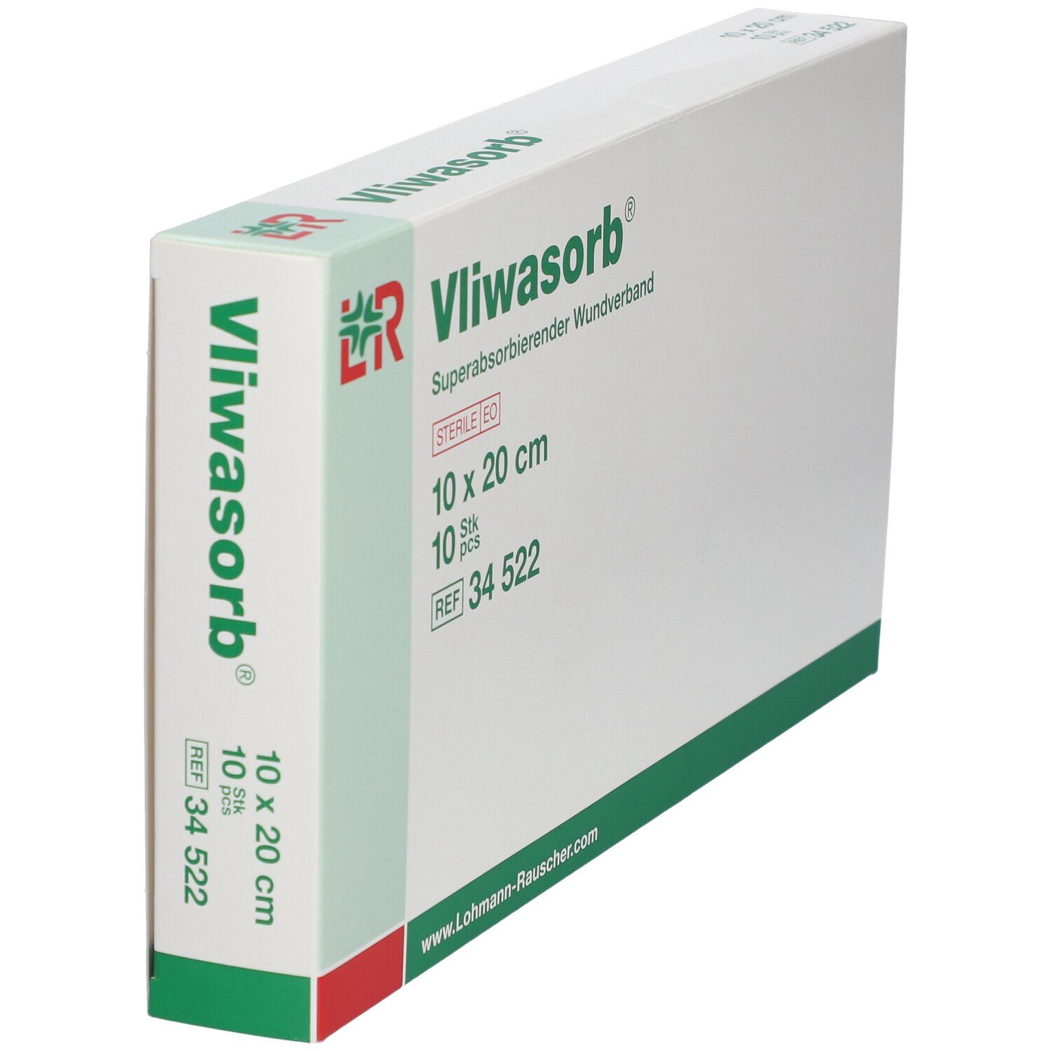 Vliwasorb® superabsorbierender Wundverband 10 x 20 cm steril
