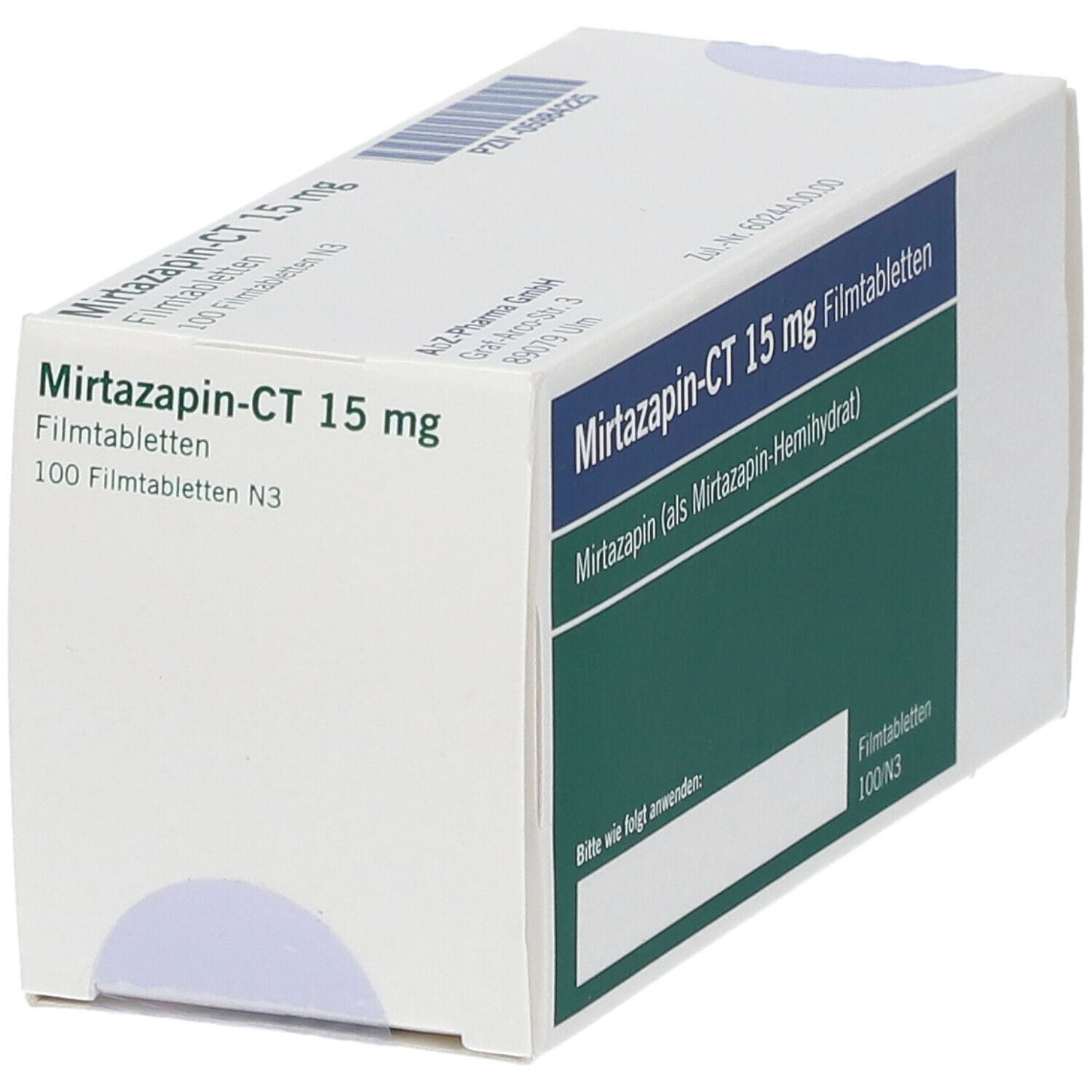 Mirtazapin - Ct 15Mg