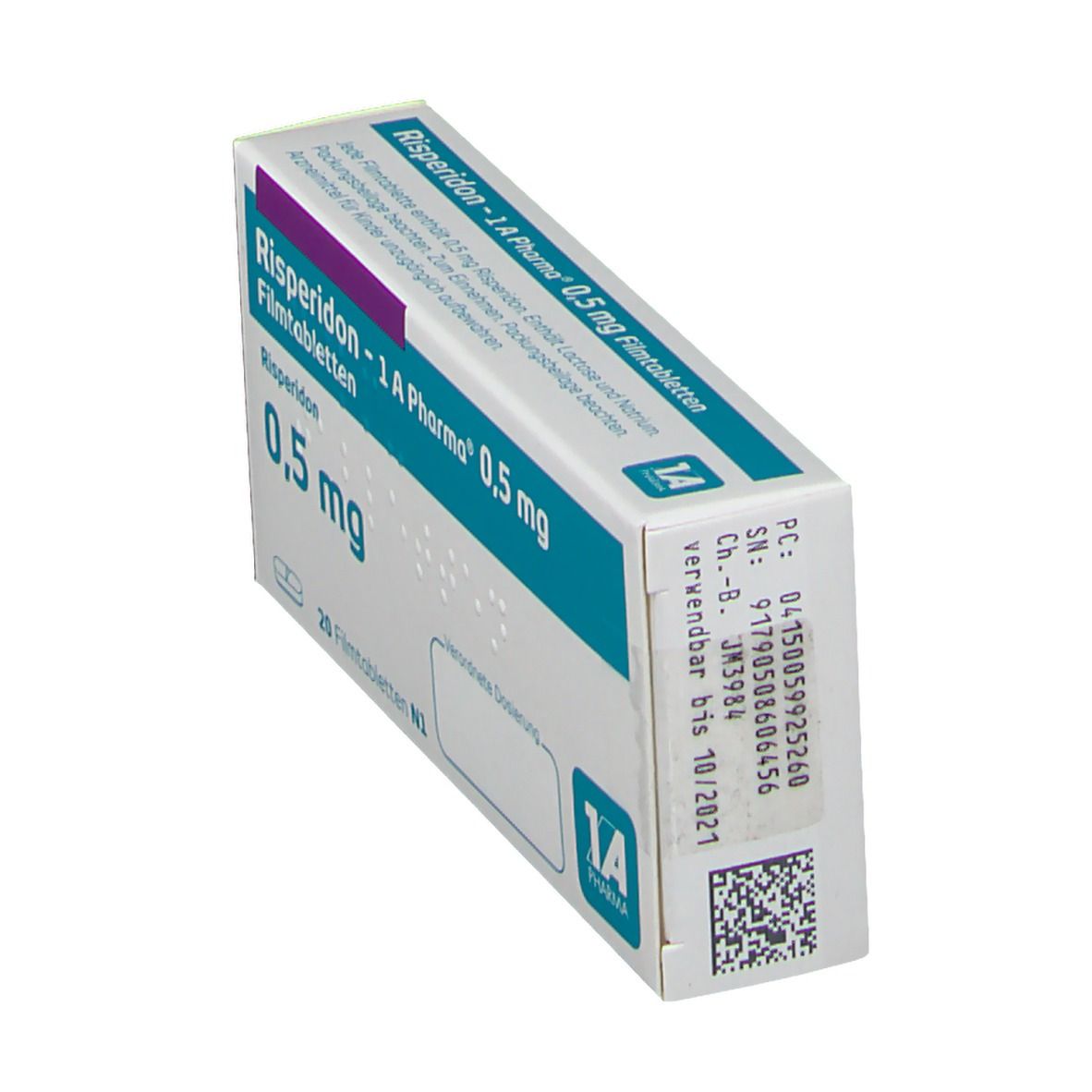 Risperidon-1A Pharma 0,5 mg Filmtabletten 20 St