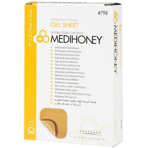 Medihoney® antibakterieller Honig Gelverband 5 x 5 cm