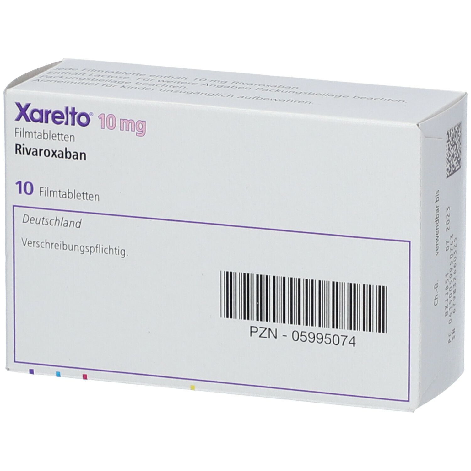 Xarelto® 10 Mg 10 St Mit Dem E-Rezept Kaufen - Shop Apotheke