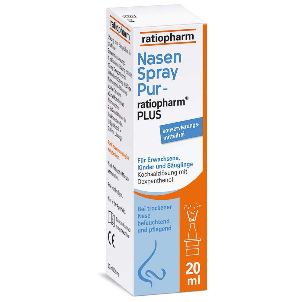 NasenSpray PUR-ratiopharm® Plus 20 ml Nasendosierspray