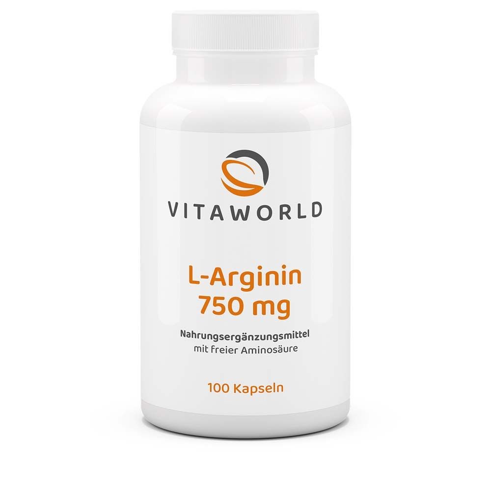 L-Arginin 750 mg 100 St Kapseln