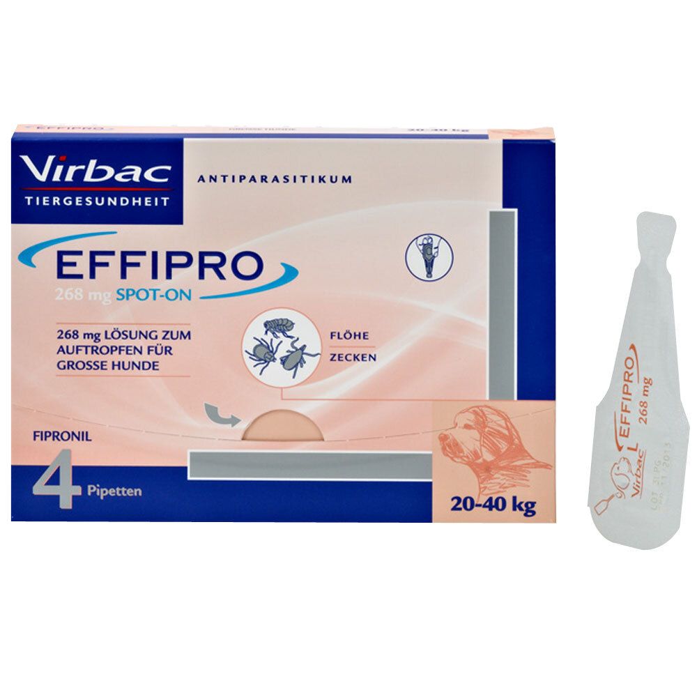 Effipro® 268 mg Spot-on Antiparasitikum 4 St Lösung