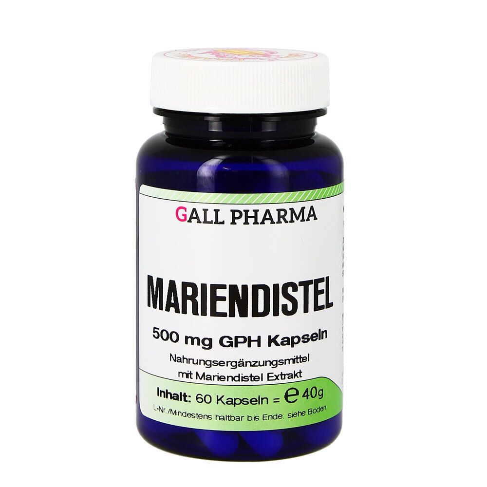 Mariendistel 500 mg GPH 60 St Kapseln