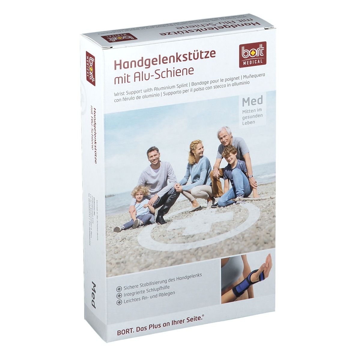 Handgelenkstütze mit Alu-Schiene rechts Gr. S 1 St Bandage(s)