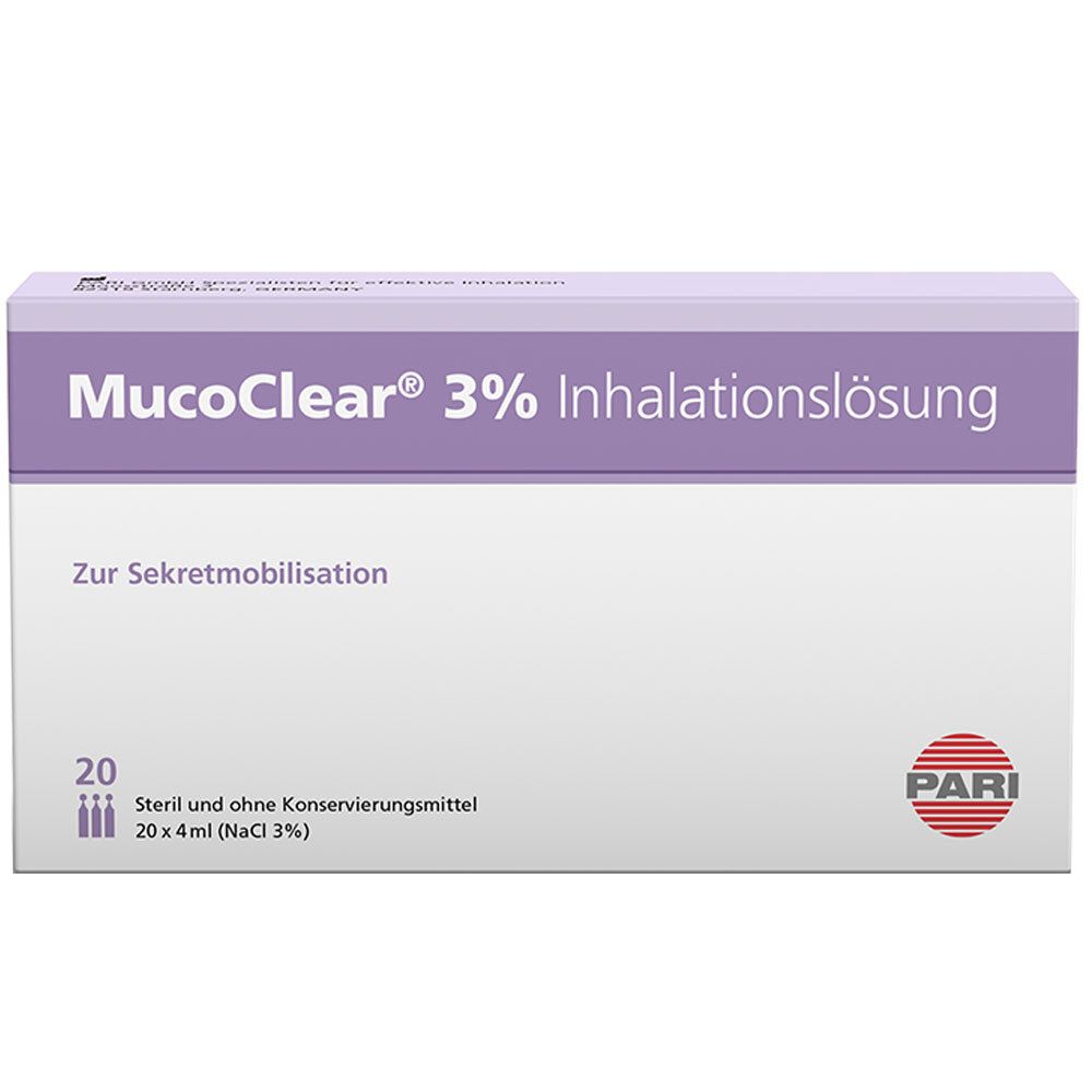 MucoClear® 3% Inhalationslösung 20X4 ml Inhalationslösung