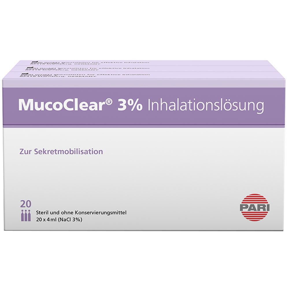 MucoClear® 3% Inhalationslösung 60X4 ml Inhalationslösung