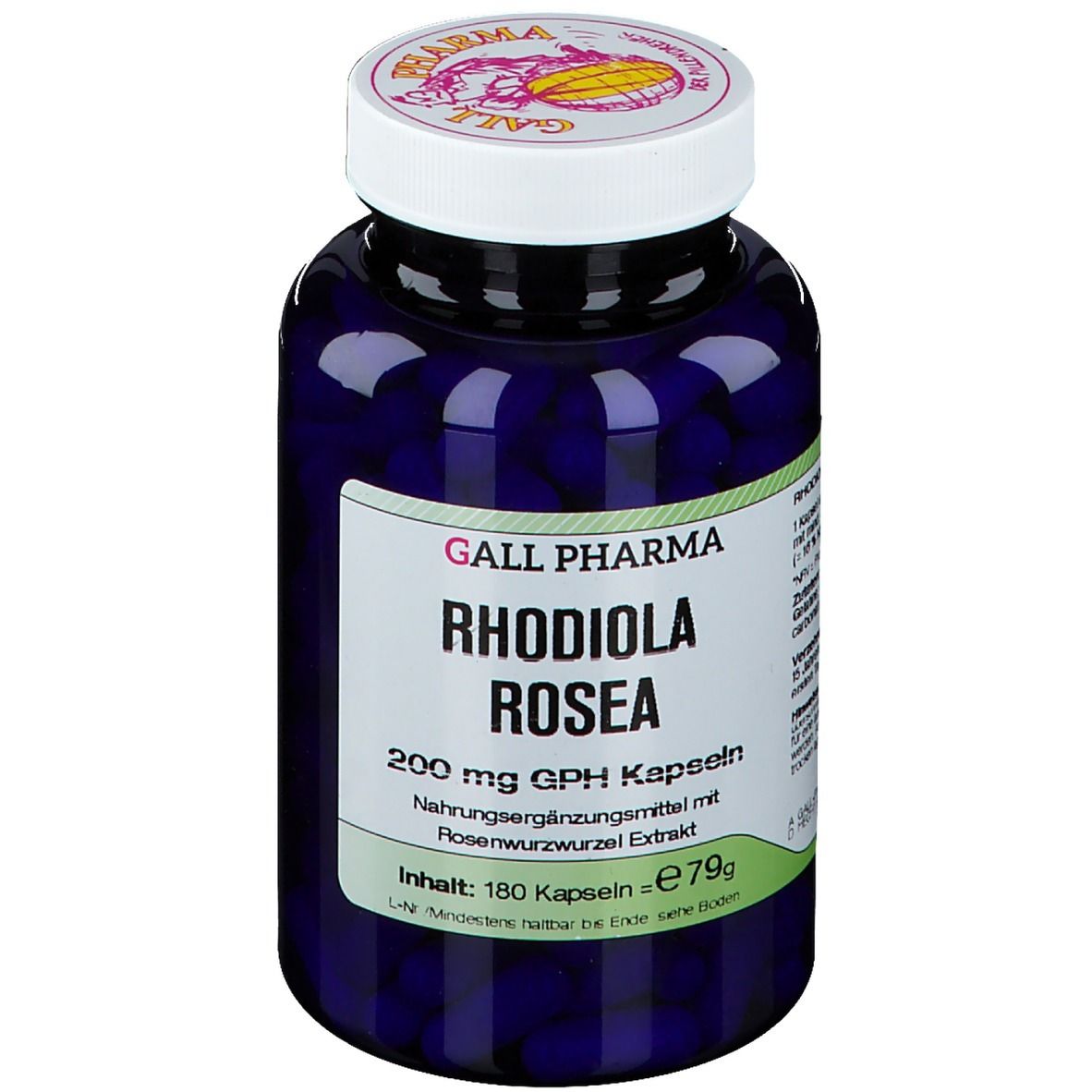 Rhodiola Rosea 200 mg GPH Kapseln 180 St Kapseln