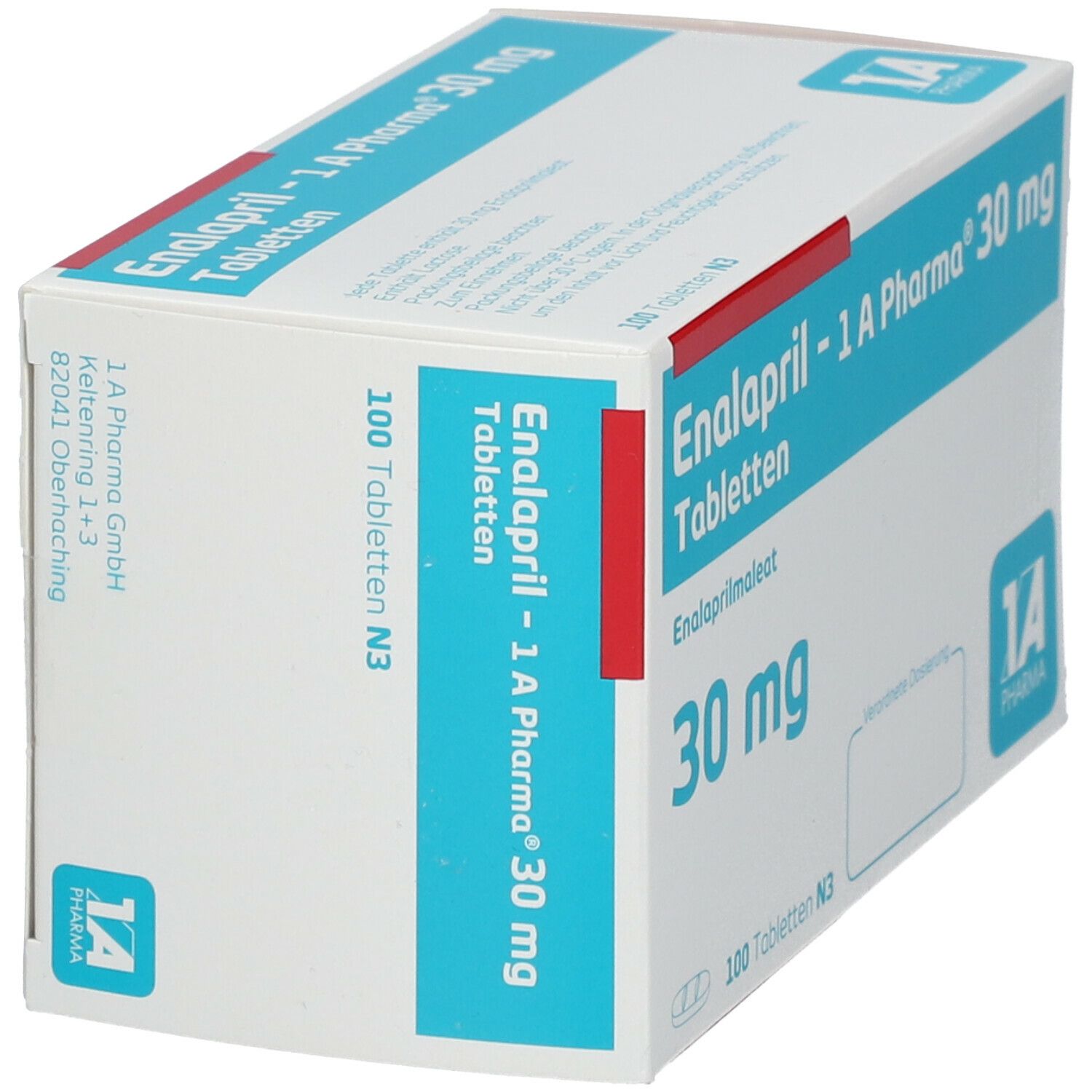 Enalapril 1A Pharma® 30Mg