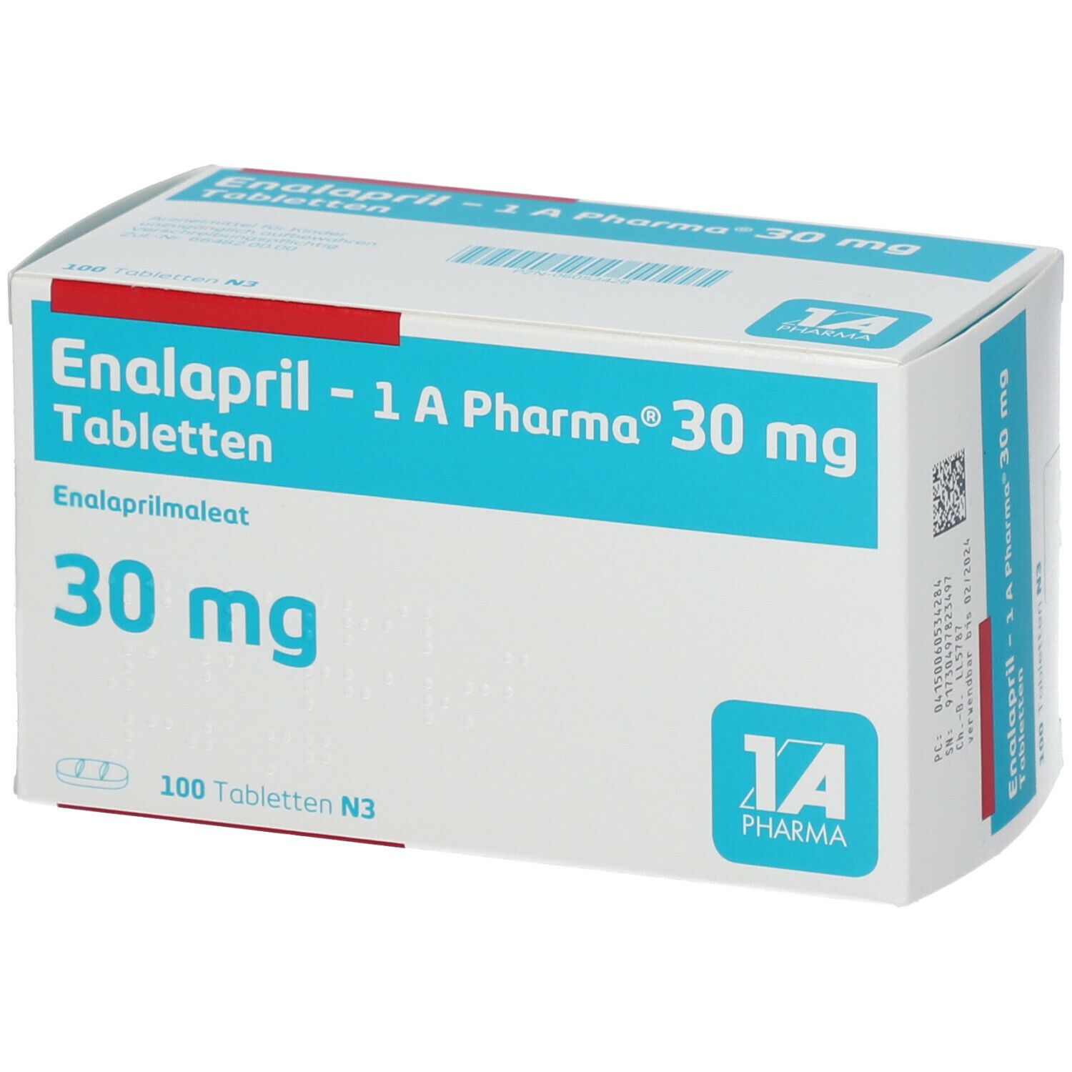 Enalapril 1A Pharma® 30Mg
