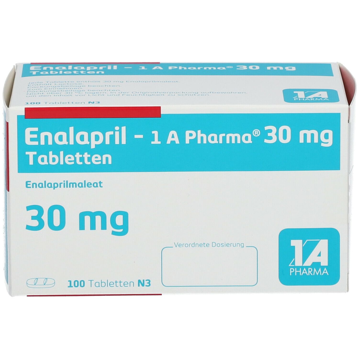 Enalapril 1A Pharma® 30Mg