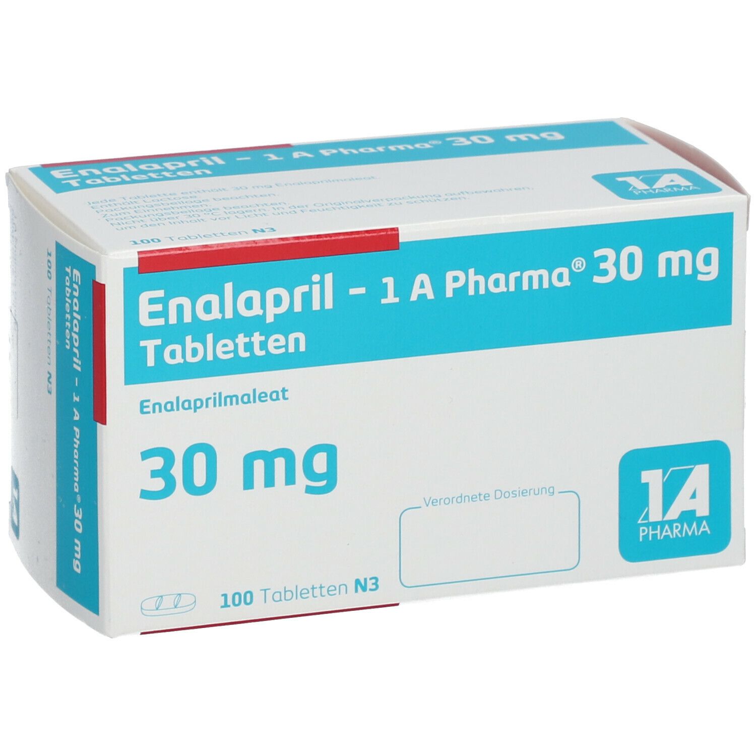 Enalapril 1A Pharma® 30Mg