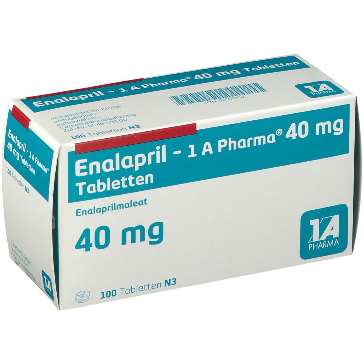 Enalapril 1A Pharma® 40Mg
