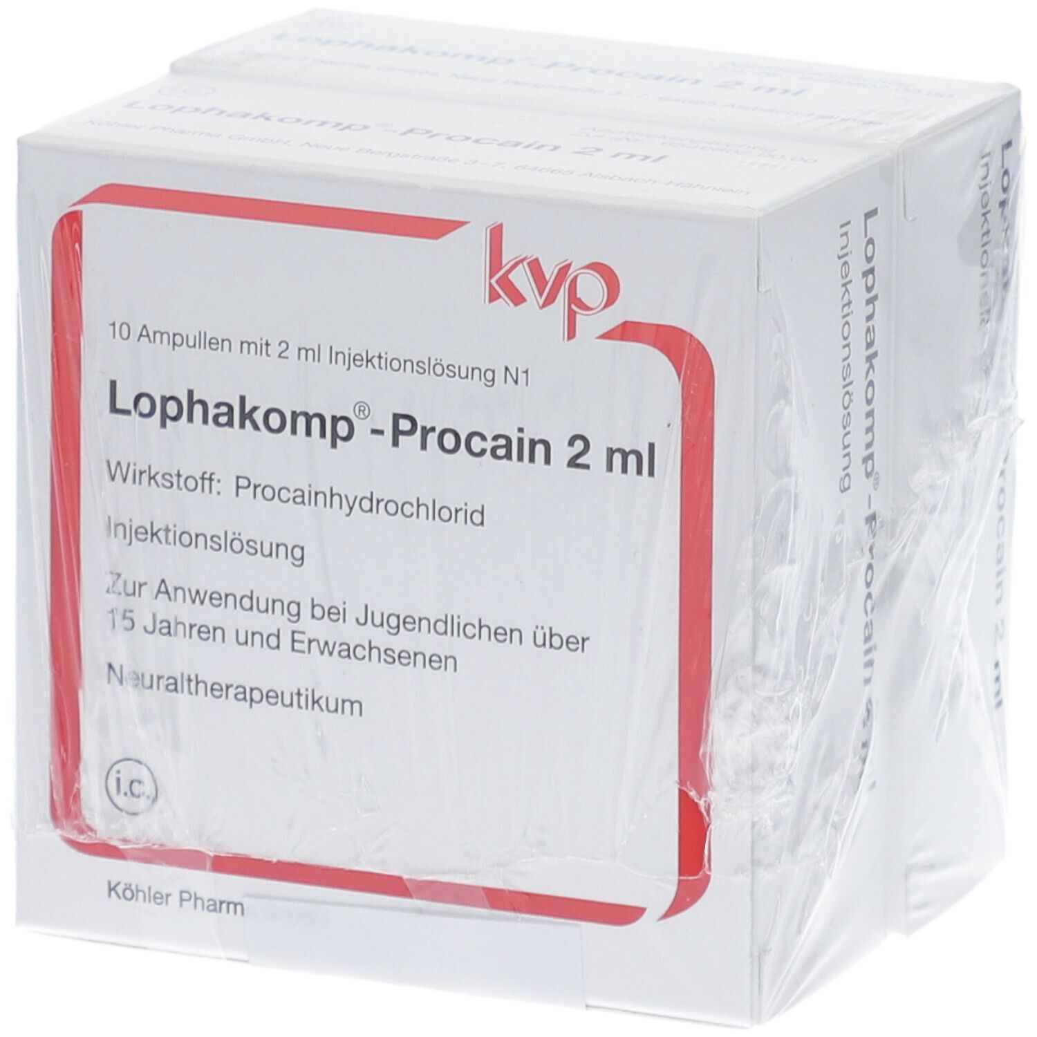 Lophakomp Procain 2 ml Injektionslösung