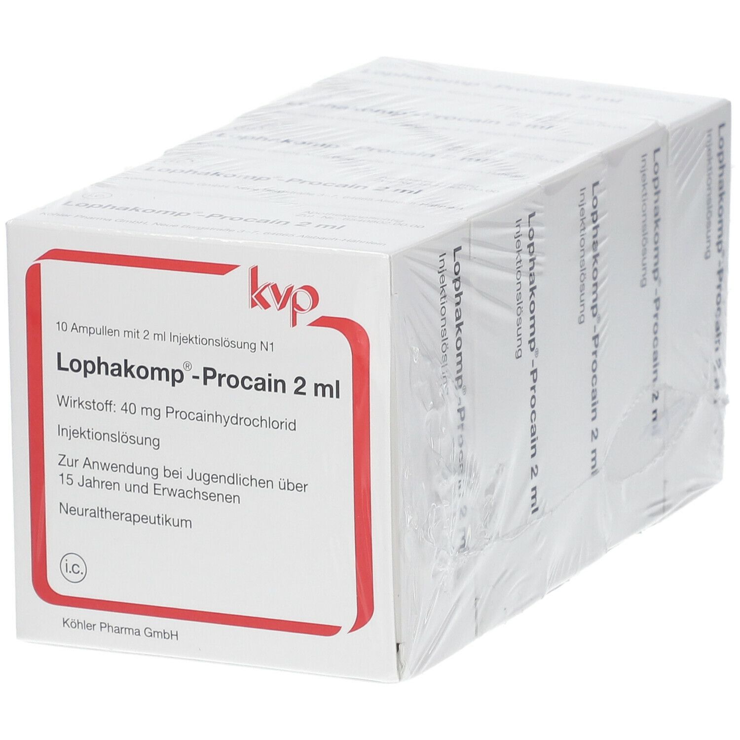 Lophakomp®-Procain 2ml Injektionslösung