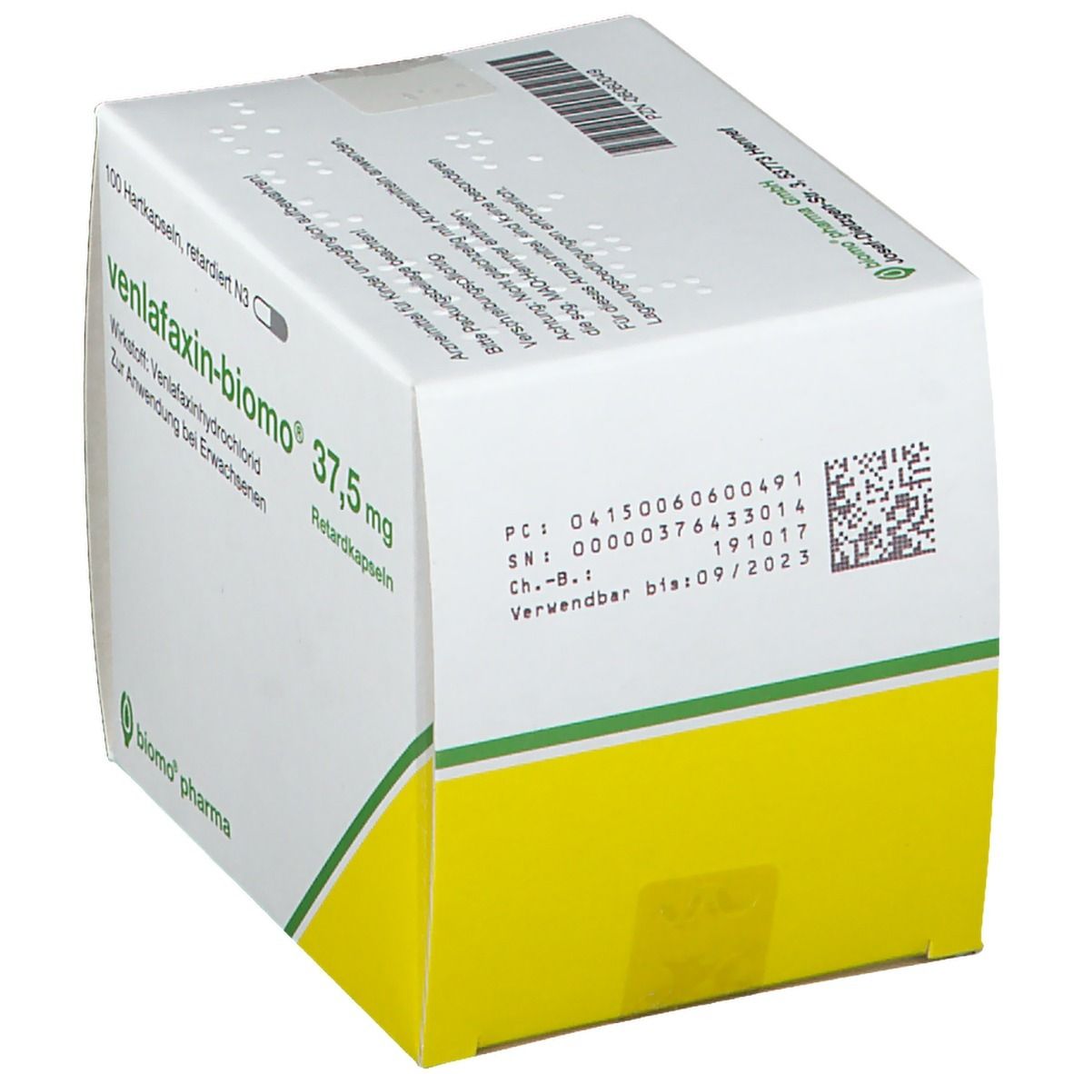 venlafaxin-biomo® 37,5 mg