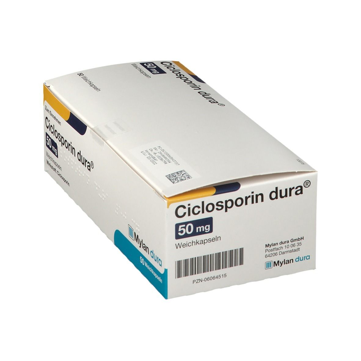 Ciclosporin dura 50 mg Weichkapseln St