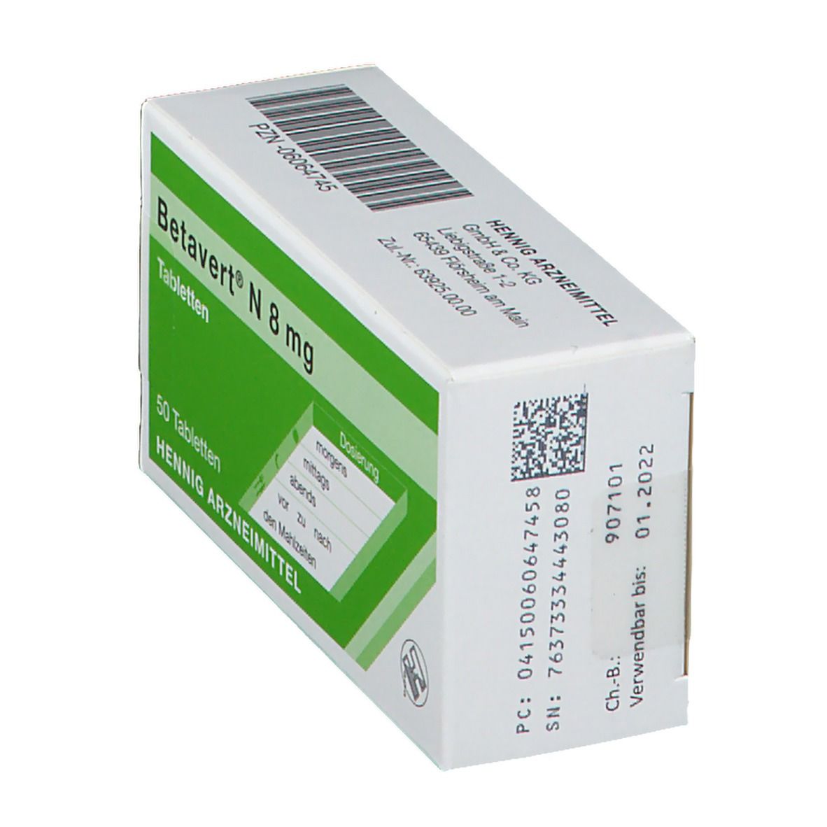 Betavert® N 8 mg