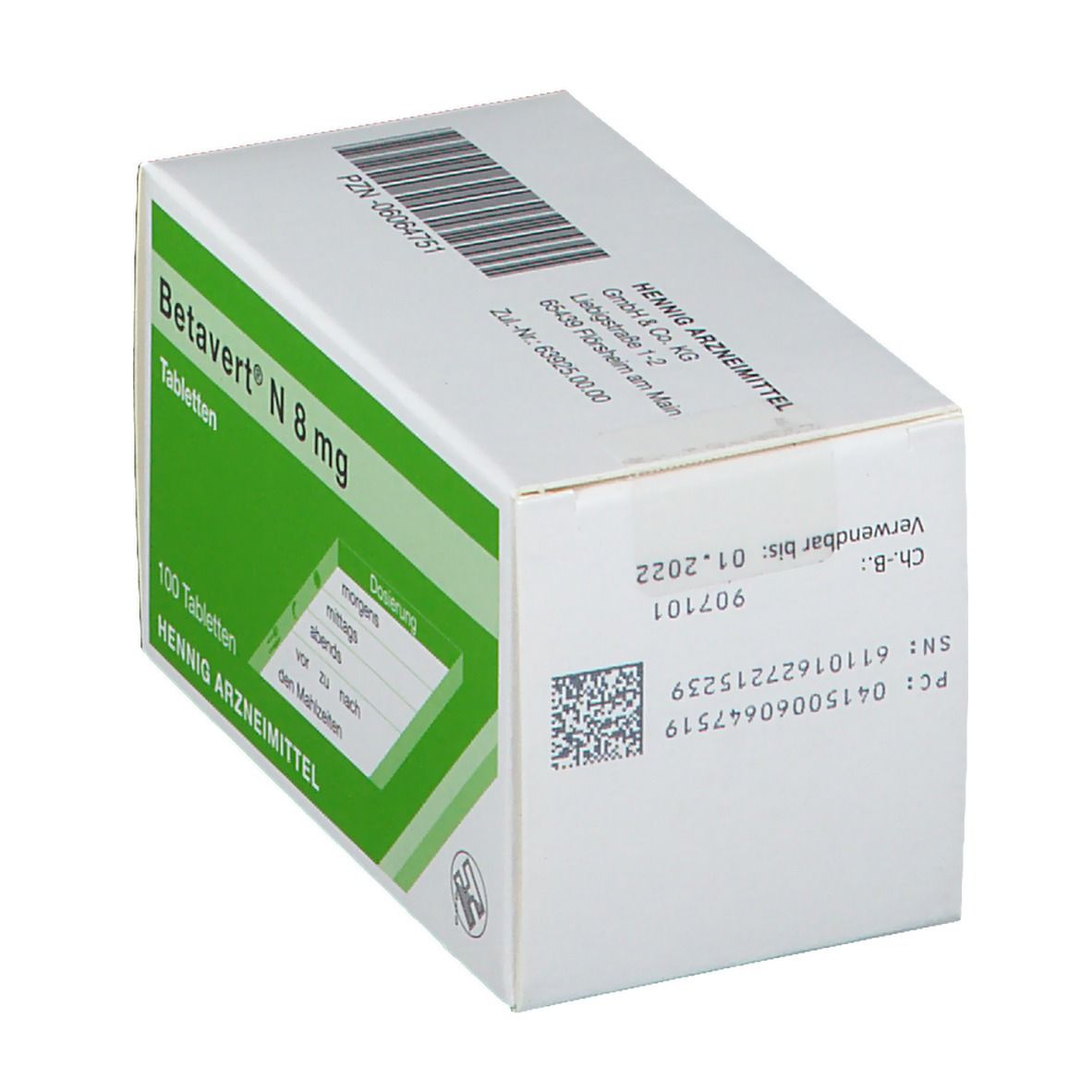 Betavert® N 8 mg
