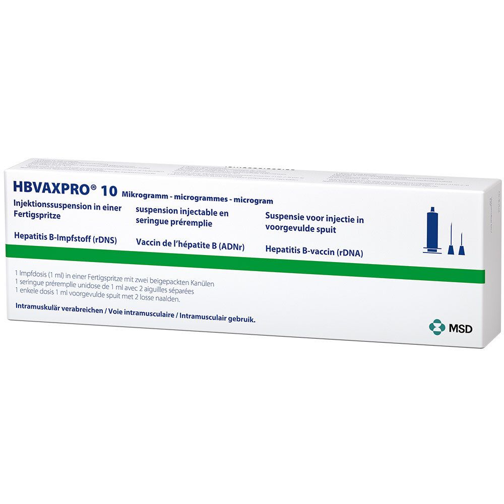 HBVAXPRO® 10 Mikrogramm