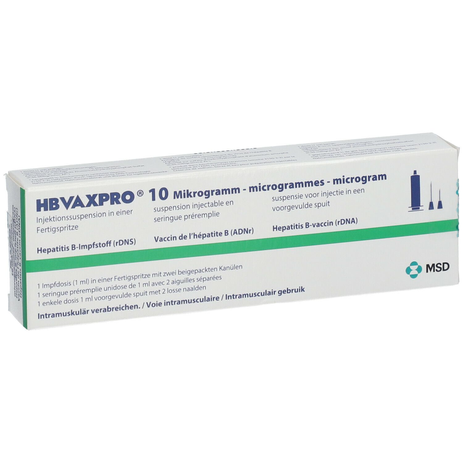 HBVAXPRO® 10 Mikrogramm