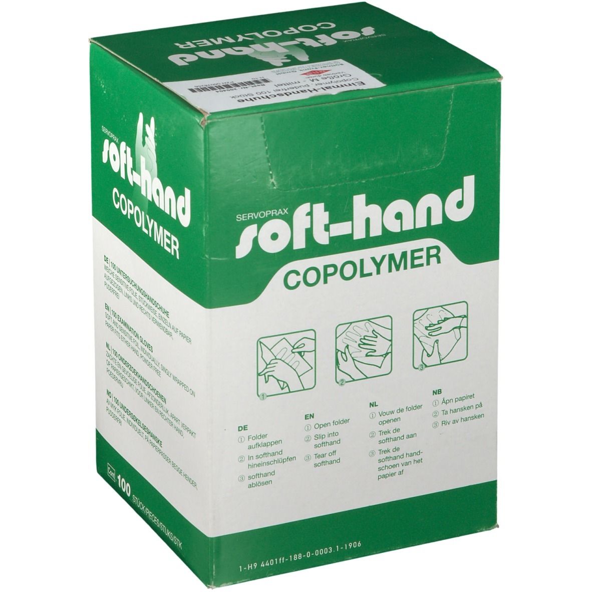 Handschuhe Einmal Copolymer steril Gr.M 100 St