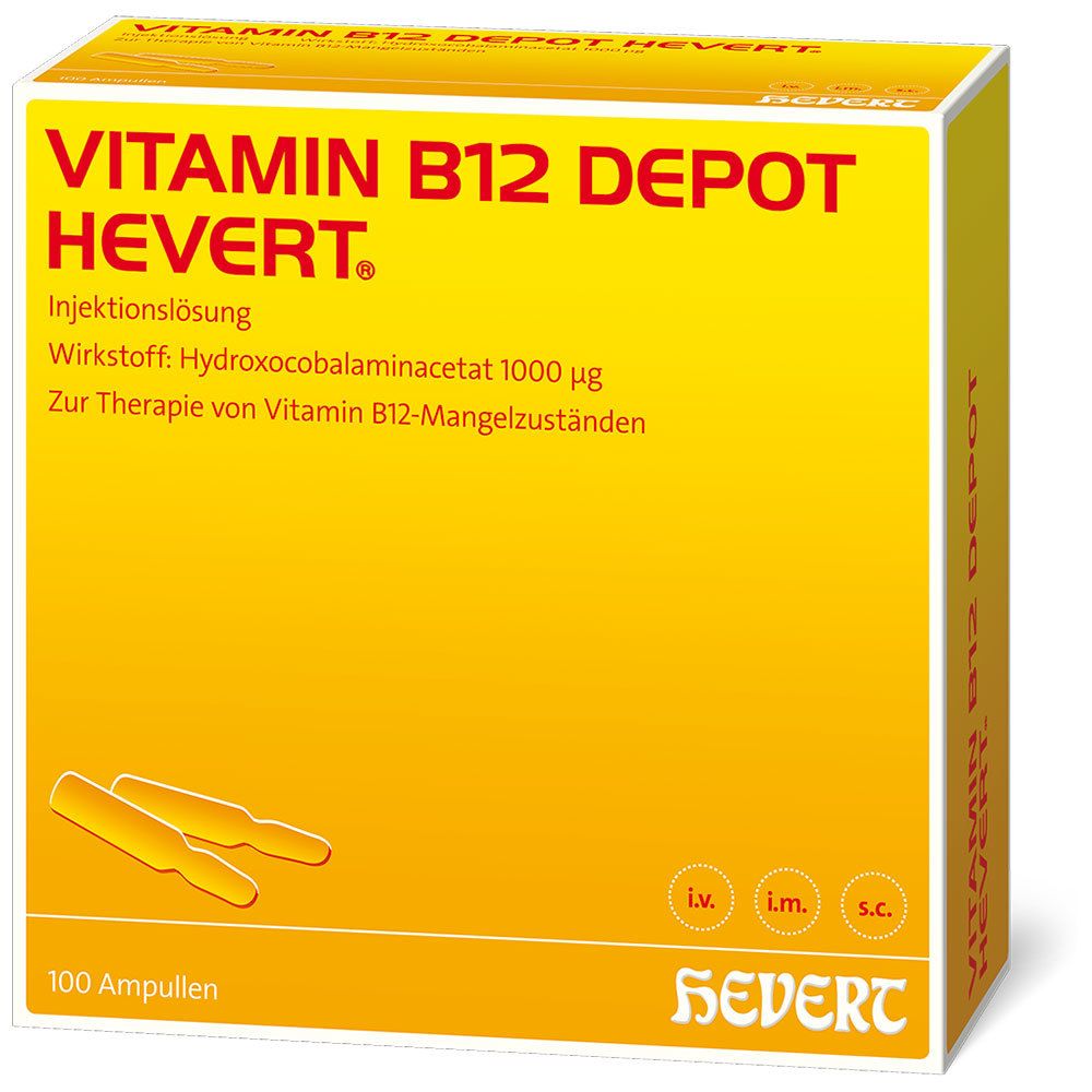 Vitamin B12 Depot Hevert Ampullen