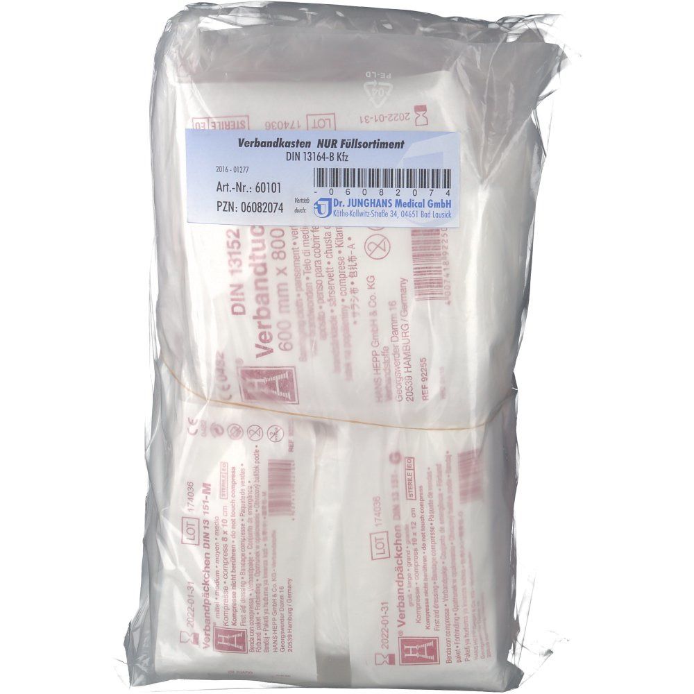 Verbandkasten Füllung DIN 13164-B Kfz 1 St Set