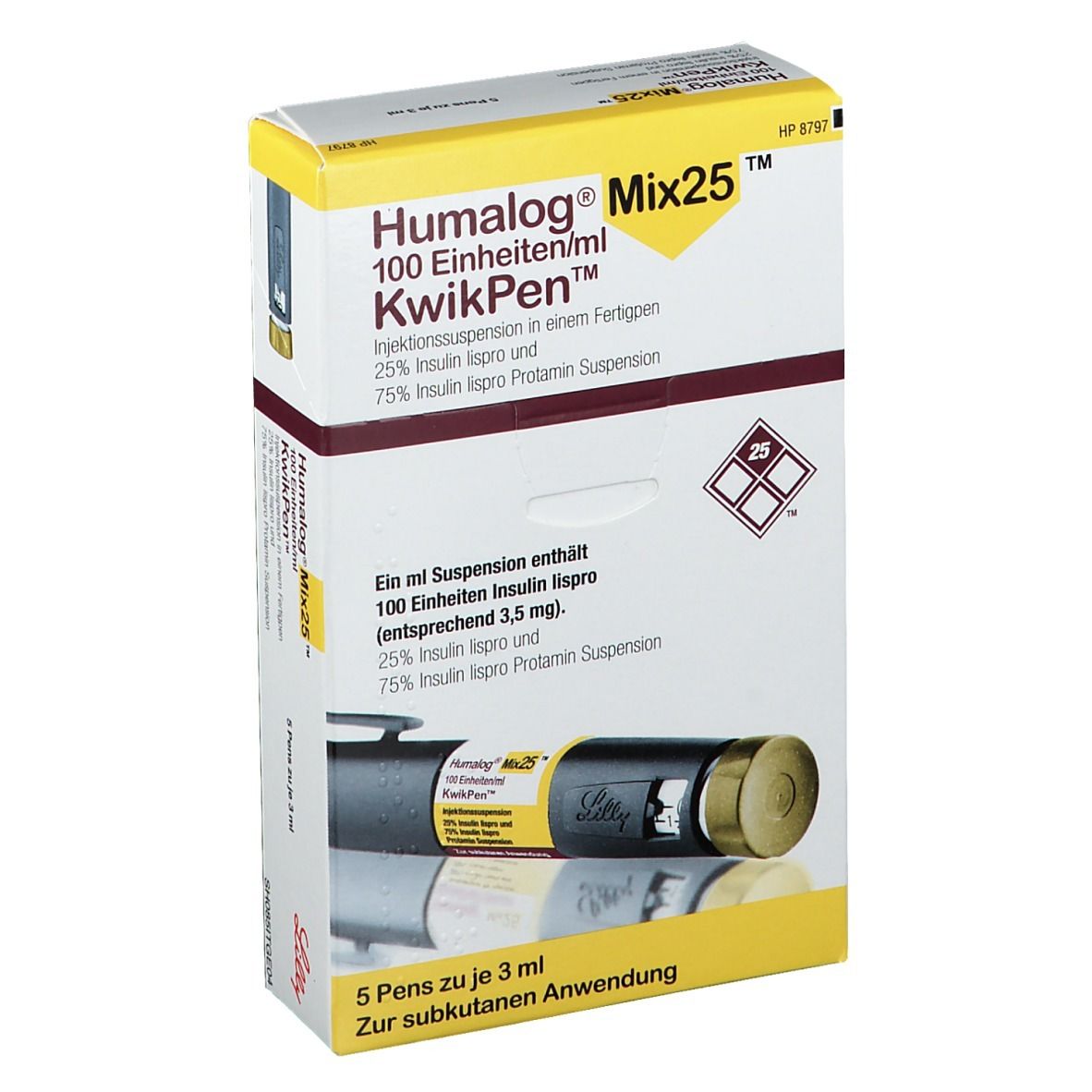 Humalog® Mix25™ 100 Einheiten/ml KwikPen™