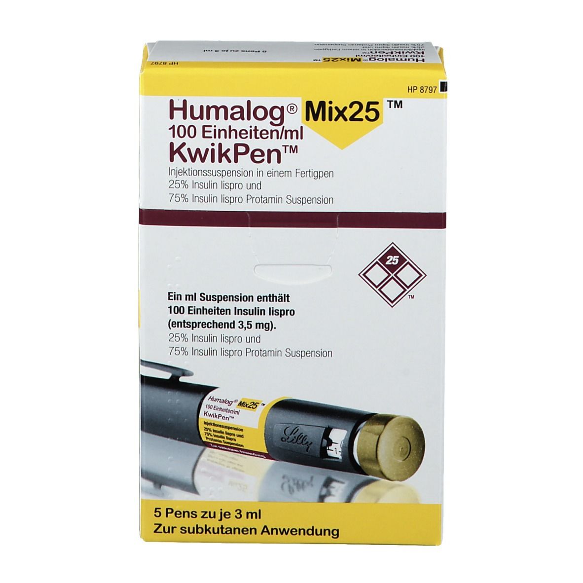 Humalog® Mix25™ 100 Einheiten/ml KwikPen™