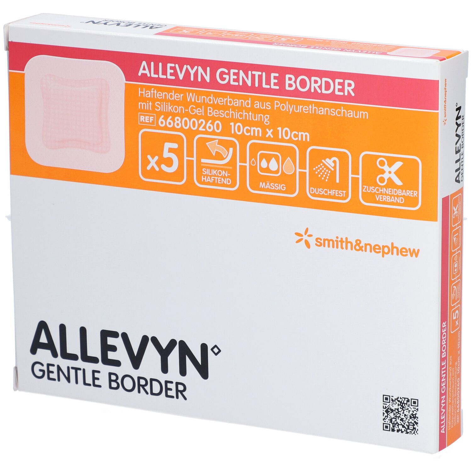 Allevyn Gentle Border 10x10 cm Verband