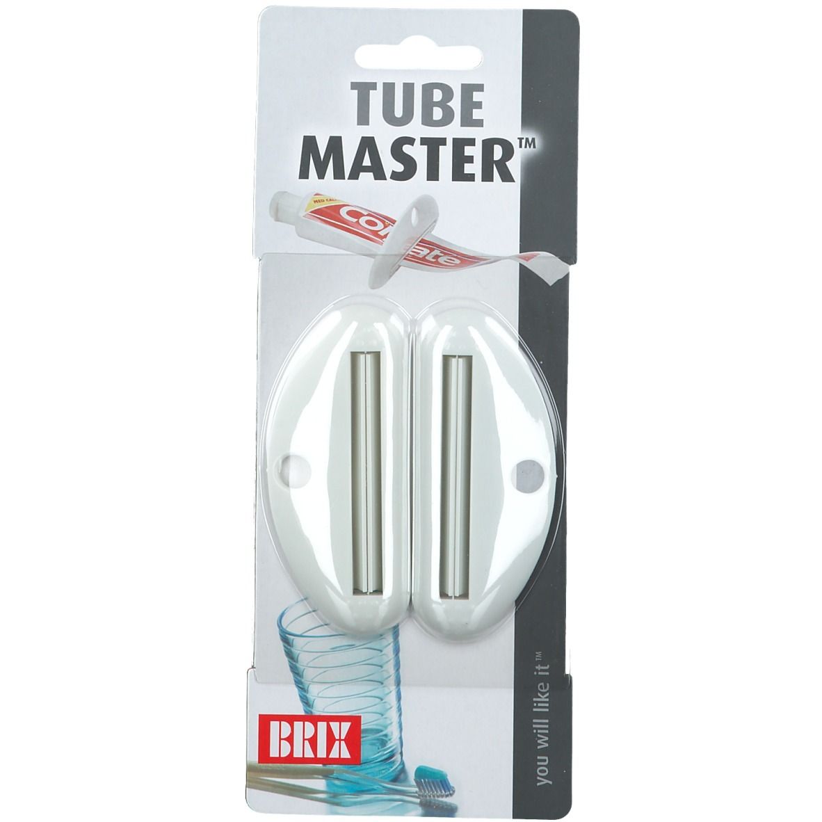 TubeMaster Tubenausdrücker weiß 9 x 4 x 1cm