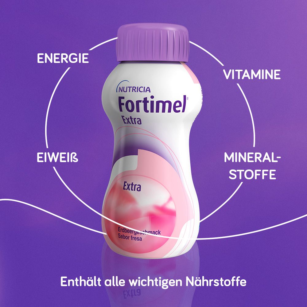 Fortimel® Extra Trinknahrung – Mischkarton mit 32 Flaschen