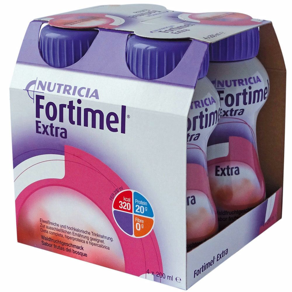 Fortimel® Extra Trinknahrung – Mischkarton mit 32 Flaschen