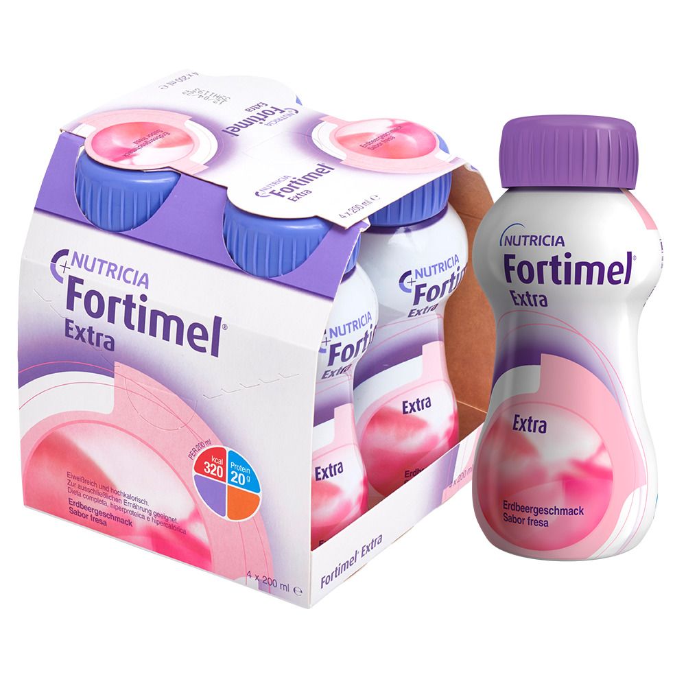 Fortimel® Extra Trinknahrung – Mischkarton mit 32 Flaschen