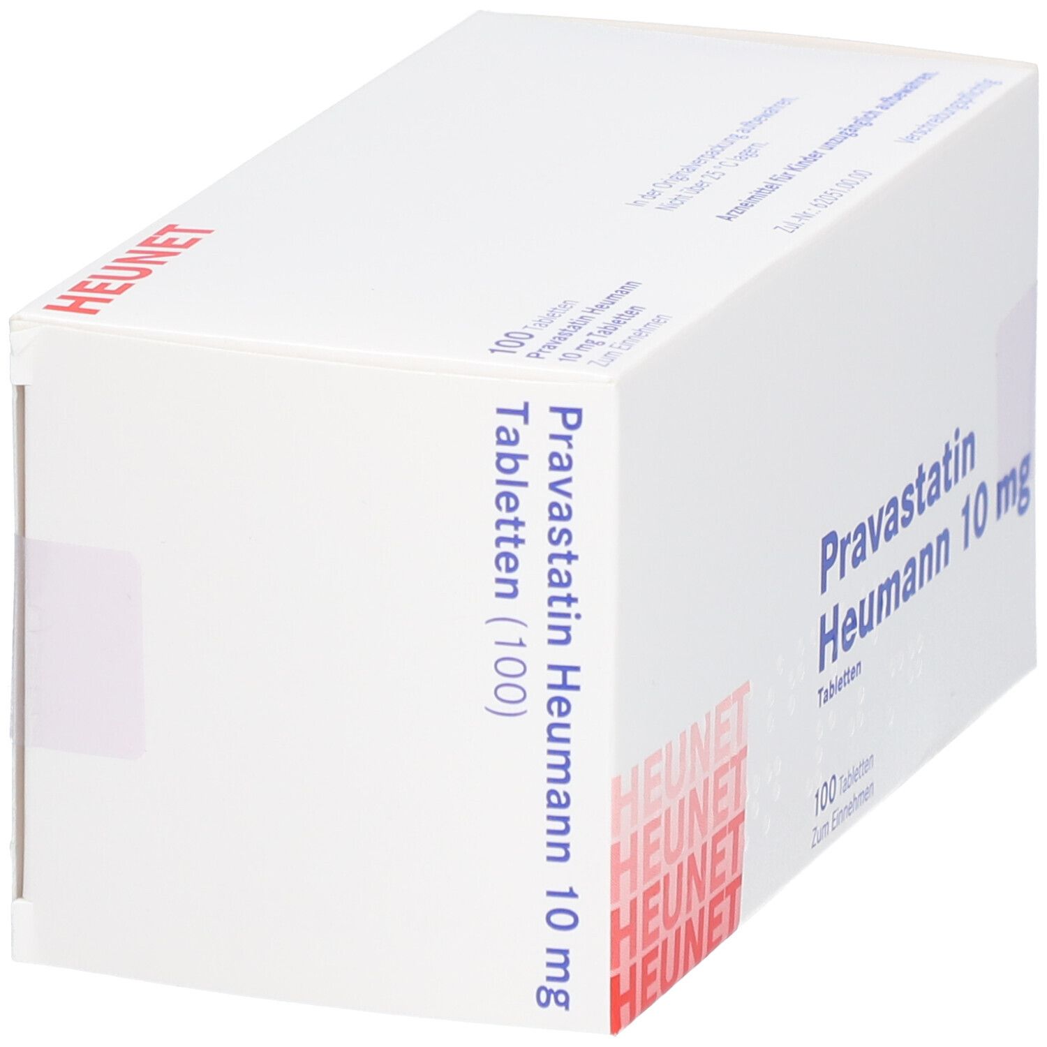 Pravastatin Heumann 10 mg Tabl.Heunet 100 St Tabletten