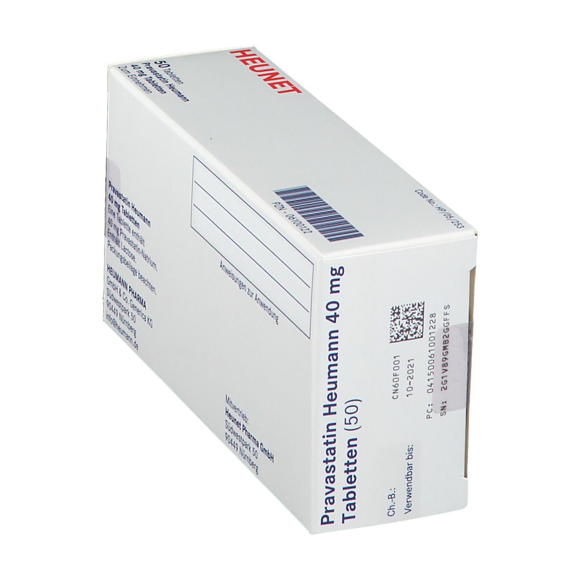 Pravastatin Heumann 40 mg