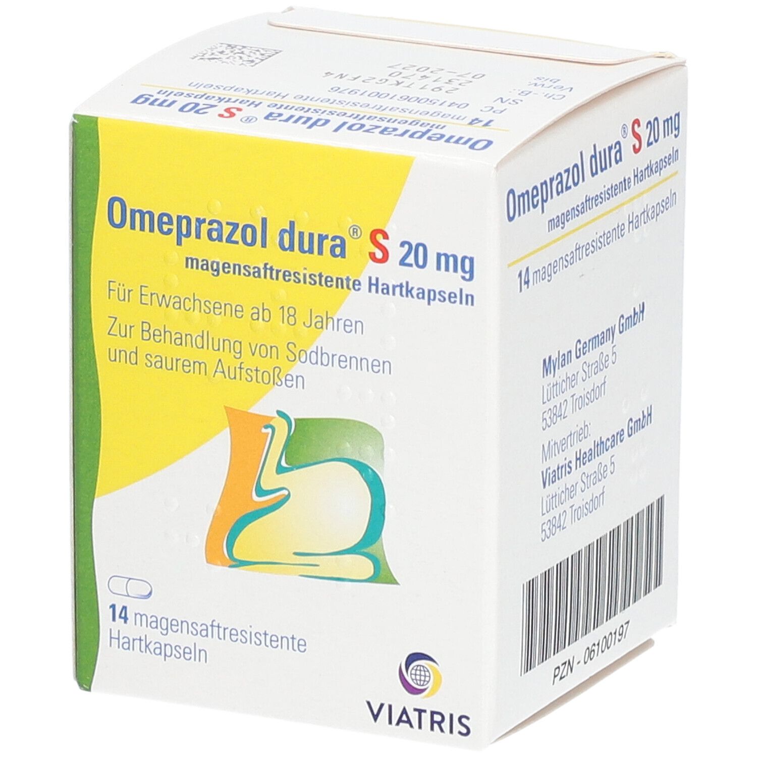 Omeprazol dura® S 20 mg Kapseln