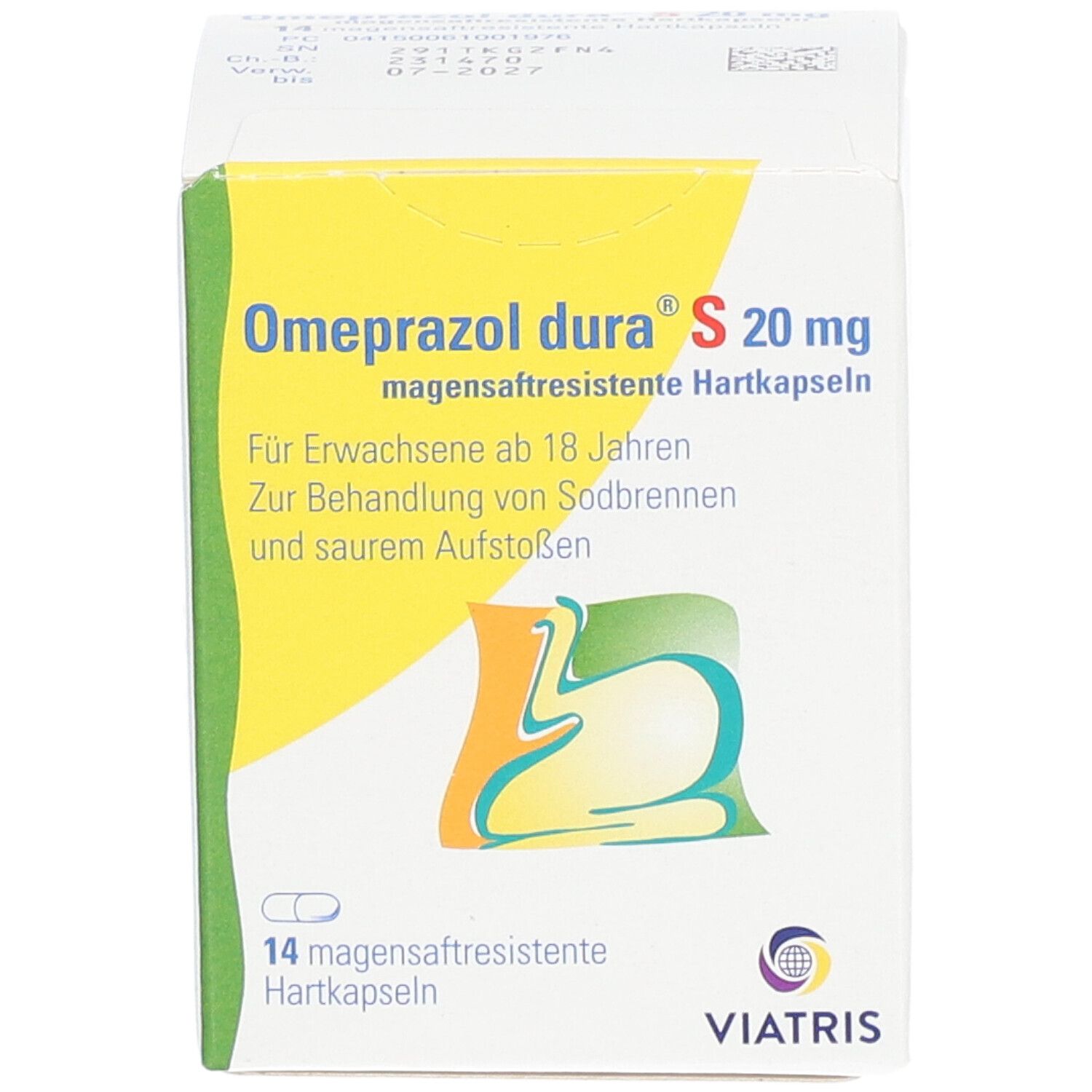 Omeprazol dura® S 20 mg Kapseln