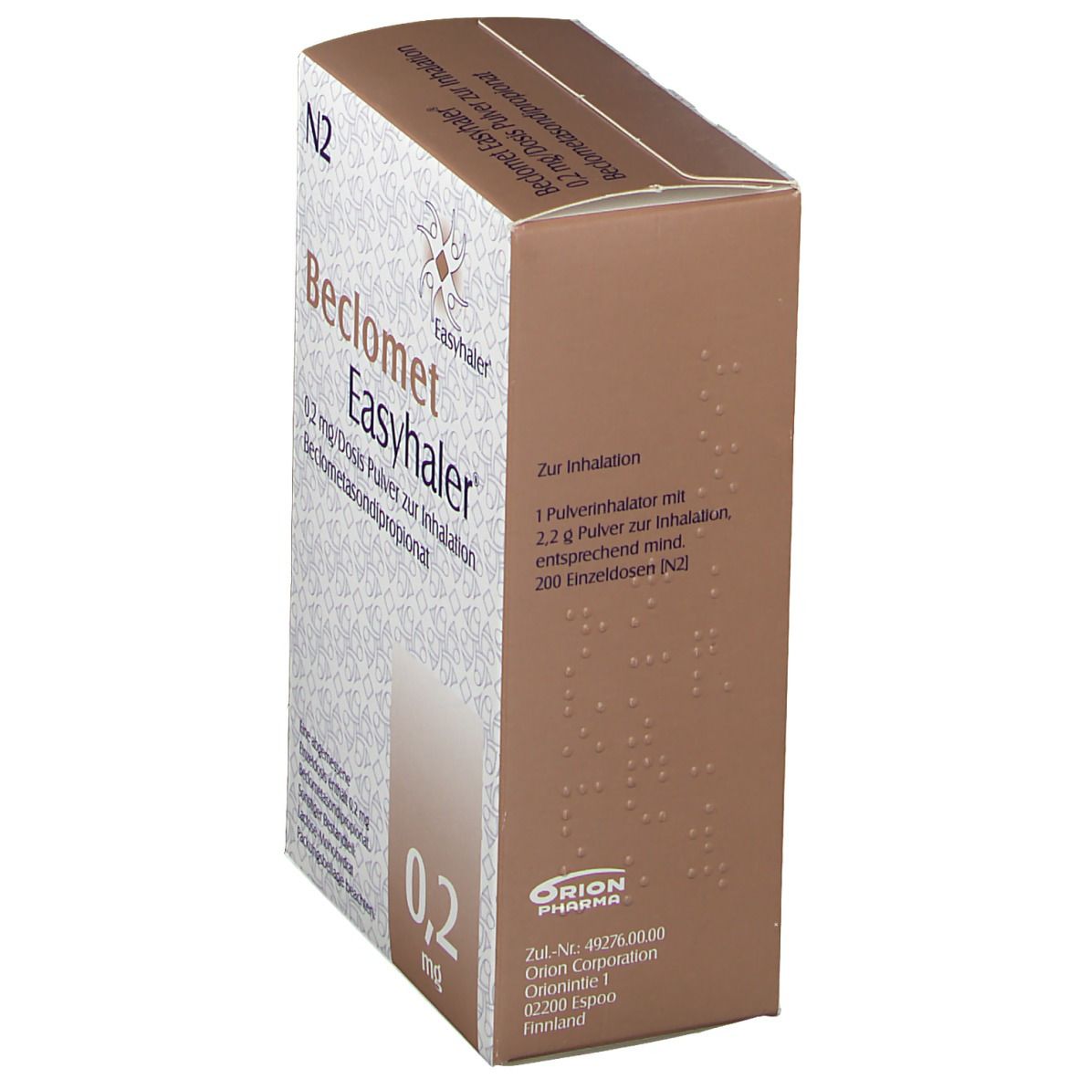 Becolmet Easyhaler® 0,2 mg/Dosis