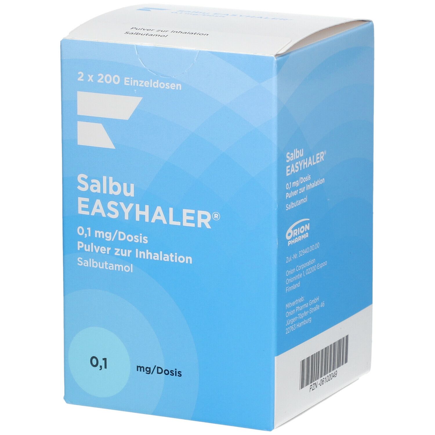 Salbu Easyhaler® 0,1 mg/Dosis