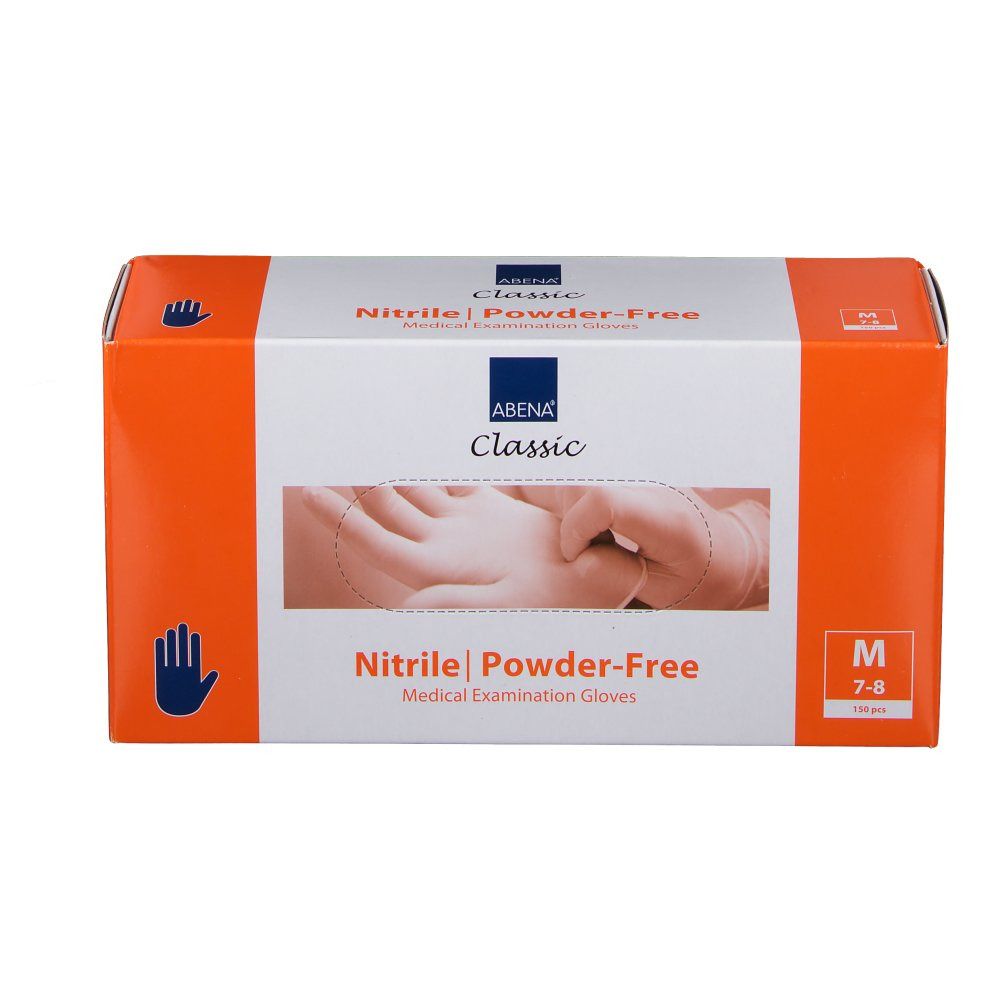 ABENA® Classic Nitril Handschuhe puderfrei Gr. M 7-8