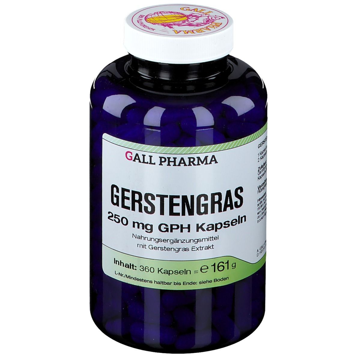 GALL PHARMA Gerstengras 250 mg GPH Kapseln